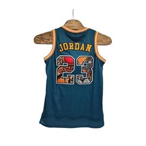Headgear Classics GOAT #23 Jordan Red Basketball Style Jersey Size Small